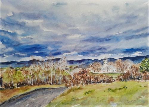 Mračná nad Sásou (30x 40 cm)